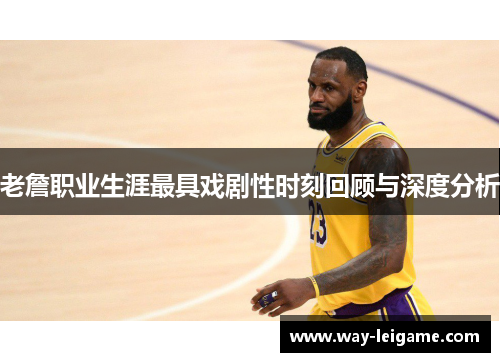 老詹职业生涯最具戏剧性时刻回顾与深度分析